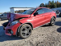 Mercedes-Benz salvage cars for sale: 2016 Mercedes-Benz GLE Coupe 450 4matic