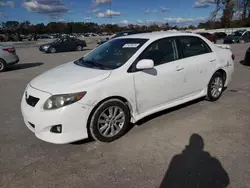 Vehiculos salvage en venta de Copart Dunn, NC: 2010 Toyota Corolla Base