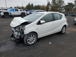 Salvage cars for sale from Copart Denver, CO: 2013 Toyota Prius C