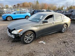 Salvage cars for sale at Chalfont, PA auction: 2012 Infiniti M56 X