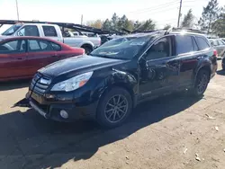 Vehiculos salvage en venta de Copart Denver, CO: 2013 Subaru Outback 2.5I Limited