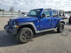 Salvage cars for sale at Dunn, NC auction: 2020 Jeep Wrangler Unlimited Sport