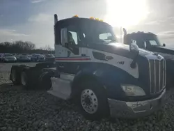 Salvage trucks for sale at Barberton, OH auction: 2016 Peterbilt 579