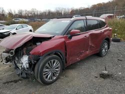 Salvage cars for sale at Baltimore, MD auction: 2021 Toyota Highlander Platinum