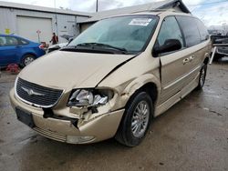 Chrysler salvage cars for sale: 2001 Chrysler Town & Country Limited