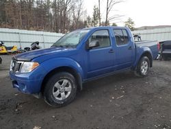 Salvage trucks for sale at Center Rutland, VT auction: 2013 Nissan Frontier S