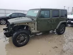 Salvage cars for sale at Appleton, WI auction: 2016 Jeep Wrangler Unlimited Sahara