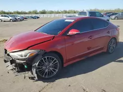 Hyundai Elantra Sport salvage cars for sale: 2018 Hyundai Elantra Sport