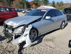 Mercedes-Benz salvage cars for sale: 2012 Mercedes-Benz C 300 4matic