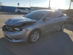 Salvage cars for sale at Anthony, TX auction: 2015 Chrysler 200 Limited