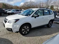 Salvage cars for sale at North Billerica, MA auction: 2018 Subaru Forester 2.5I