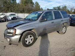 Salvage SUVs for sale at auction: 2002 Chevrolet Trailblazer