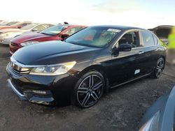 Salvage cars for sale at Riverview, FL auction: 2017 Honda Accord Sport