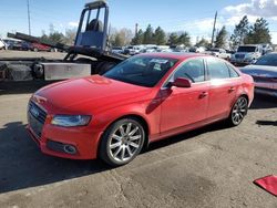 Audi salvage cars for sale: 2010 Audi A4 Premium Plus