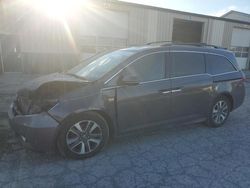 Salvage cars for sale at Angola, NY auction: 2014 Honda Odyssey Touring