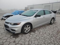 Vehiculos salvage en venta de Copart Kansas City, KS: 2016 Chevrolet Malibu LS