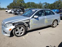 Salvage cars for sale at Riverview, FL auction: 2010 Mercedes-Benz C300