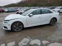 Salvage cars for sale at Hurricane, WV auction: 2018 Audi A4 Premium Plus