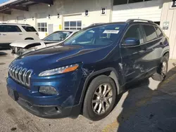 Salvage cars for sale at Dyer, IN auction: 2018 Jeep Cherokee Latitude Plus