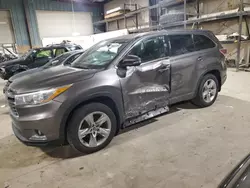 2016 Toyota Highlander Limited en venta en Eldridge, IA