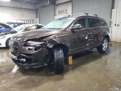 Salvage cars for sale from Copart Elgin, IL: 2013 Audi Q7 Premium Plus