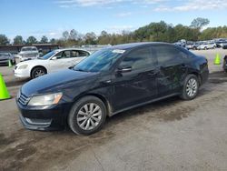 Salvage cars for sale at Florence, MS auction: 2015 Volkswagen Passat S