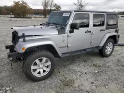 Salvage cars for sale at Loganville, GA auction: 2015 Jeep Wrangler Unlimited Sahara