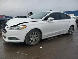 Salvage cars for sale at Woodhaven, MI auction: 2016 Ford Fusion SE