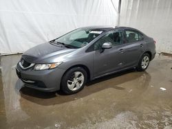 Salvage cars for sale from Copart Central Square, NY: 2013 Honda Civic LX