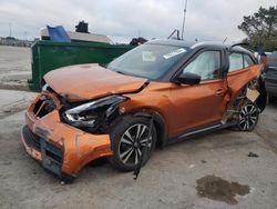 Nissan salvage cars for sale: 2018 Nissan Kicks S