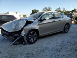 Honda Vehiculos salvage en venta: 2015 Honda Accord LX