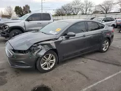 Salvage cars for sale at Moraine, OH auction: 2018 Ford Fusion SE