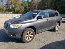 Salvage cars for sale from Copart Austell, GA: 2008 Toyota Highlander