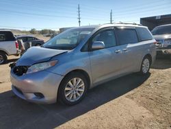 Salvage cars for sale at Colorado Springs, CO auction: 2011 Toyota Sienna LE