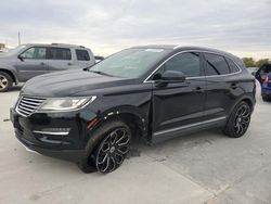 Salvage cars for sale at Grand Prairie, TX auction: 2017 Lincoln MKC Reserve