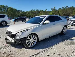 Salvage cars for sale at Houston, TX auction: 2013 Cadillac ATS Luxury