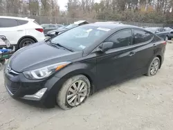 Salvage cars for sale at Waldorf, MD auction: 2016 Hyundai Elantra SE