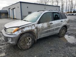 Salvage cars for sale at Arlington, WA auction: 2003 Toyota Rav4