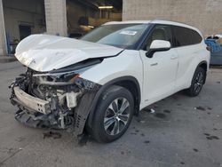 Salvage cars for sale at Littleton, CO auction: 2021 Toyota Highlander Hybrid XLE