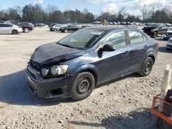 Chevrolet salvage cars for sale: 2016 Chevrolet Sonic LS