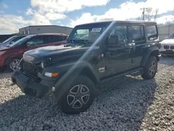 Salvage cars for sale at Wayland, MI auction: 2020 Jeep Wrangler Unlimited Sport