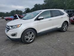 Salvage cars for sale at Eight Mile, AL auction: 2017 Ford Edge Titanium