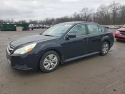 Salvage cars for sale from Copart Ellwood City, PA: 2011 Subaru Legacy 2.5I