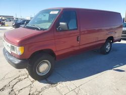 Salvage cars for sale from Copart Grand Prairie, TX: 1999 Ford Econoline E250 Van