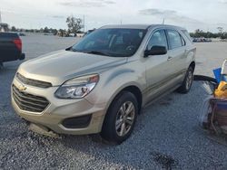 Carros salvage sin ofertas aún a la venta en subasta: 2016 Chevrolet Equinox LS