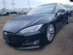 Salvage cars for sale at Elgin, IL auction: 2017 Tesla Model S