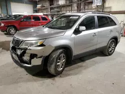 Salvage cars for sale at Eldridge, IA auction: 2015 KIA Sorento LX