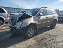 Salvage cars for sale at Dyer, IN auction: 2002 Lexus RX 300