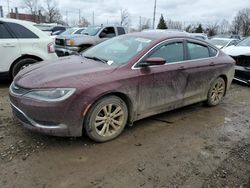 Salvage cars for sale from Copart Lansing, MI: 2015 Chrysler 200 Limited