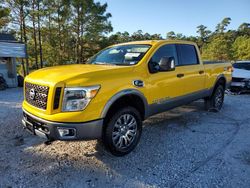 Salvage cars for sale at Houston, TX auction: 2016 Nissan Titan XD SL